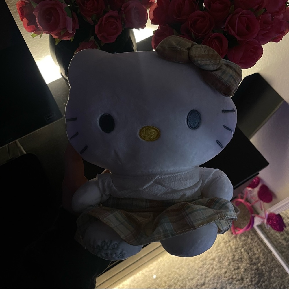 Hello Kitty Plaid Plush